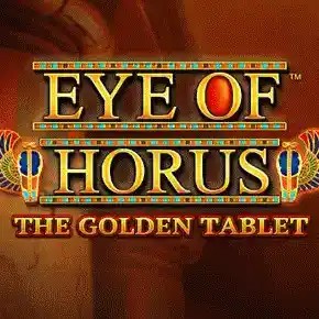 Eye of Horus The Golden Tablet Megaways logo – Megaways by Blueprint Gaming at DazardBet Casino